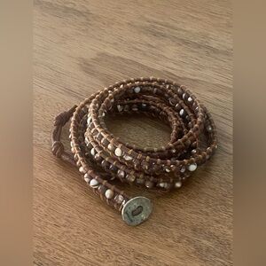 Chan Luu Beaded Wrap Bracelet